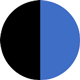 Satin Black & Blue