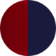 Clear Red Navy