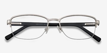 Silver Slice -  Metal Eyeglasses