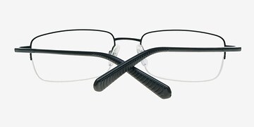 Black Lincoln -  Classic Metal Eyeglasses