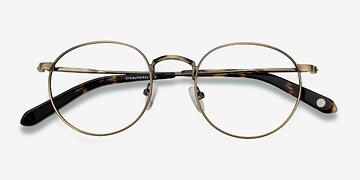 Bronze Circus -  Vintage Metal Eyeglasses