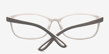 Grey/White Sutherlin -  Lightweight Plastic Eyeglasses