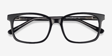 Black Claudia -  Classic Acetate Eyeglasses