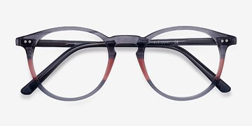 Gray Clear Kyoto -  Acetate Eyeglasses