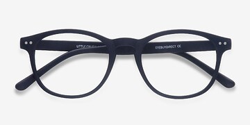 Matte Navy Little Crush -  Colorful Plastic Eyeglasses