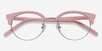 Pink Annabel -  Vintage Acetate, Metal Eyeglasses