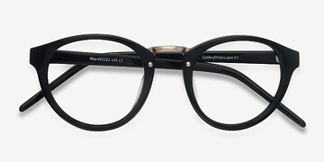 Black Rita -  Designer Metal Eyeglasses