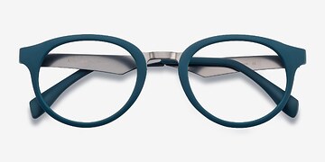 Matte Green Aisu -  Plastic, Metal Eyeglasses