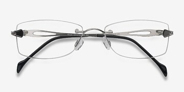 Silver Rivet -  Lightweight Metal Eyeglasses