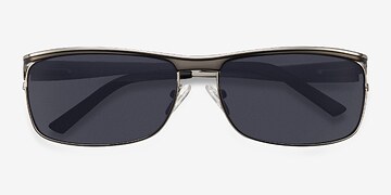 Silver/Black Brighton -  Metal Sunglasses