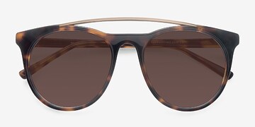 Tortoise Miami Vice -  Metal Sunglasses