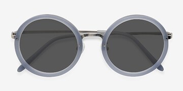 Light Blue Well -  Metal Sunglasses