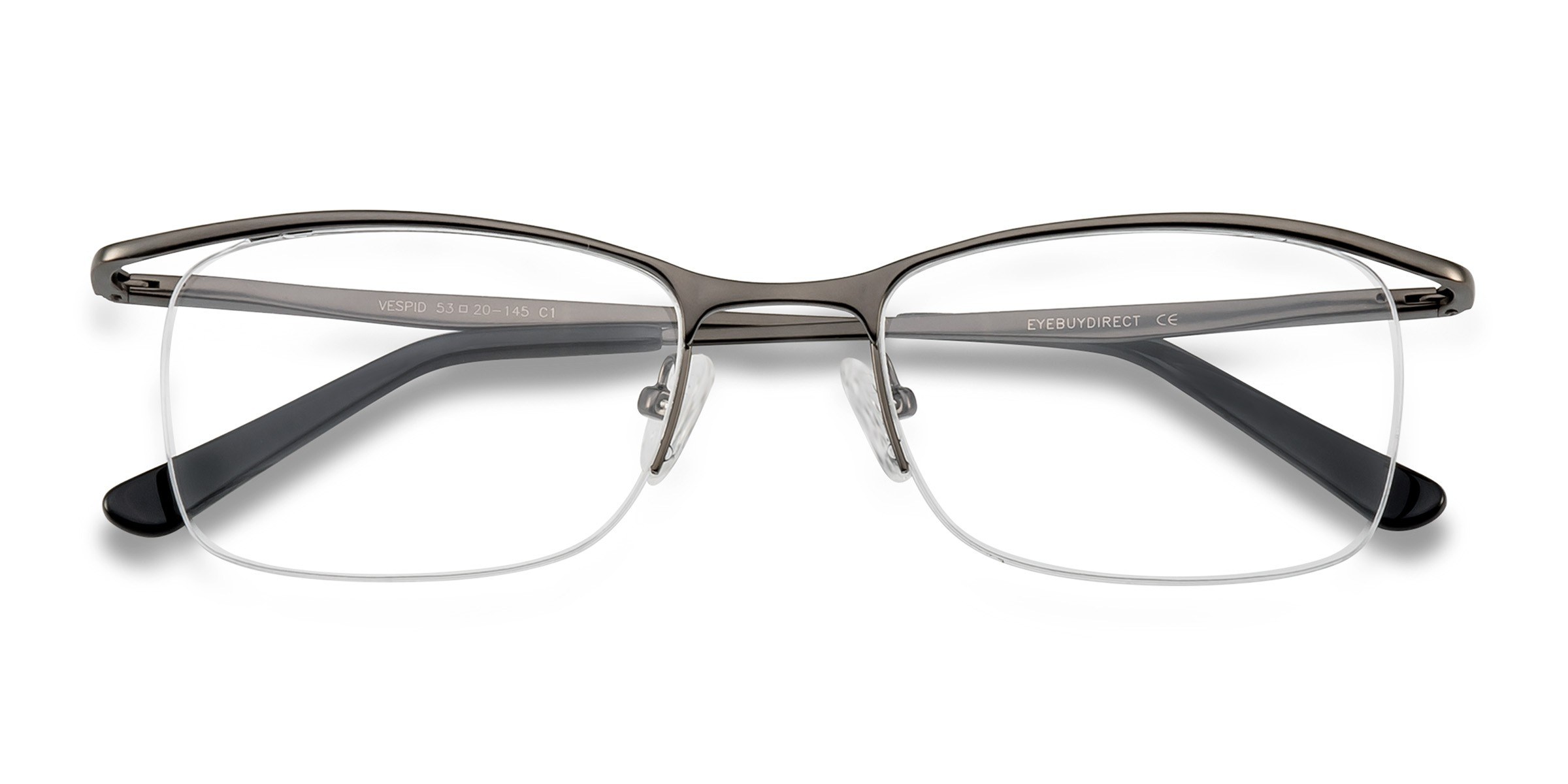 Gunmetal Vespid -  Metal Eyeglasses