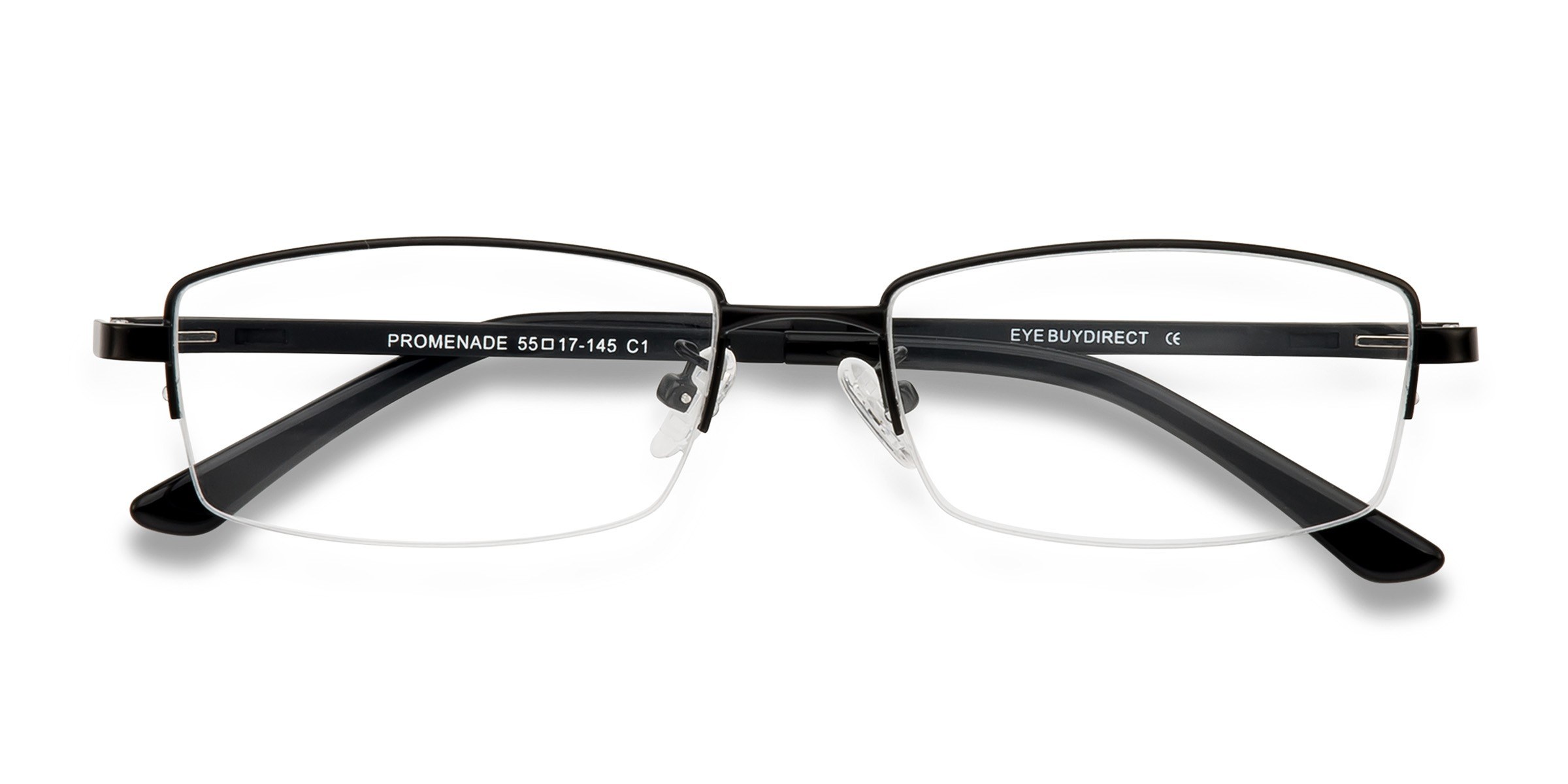 Black Promenade - Metal Eyeglasses
