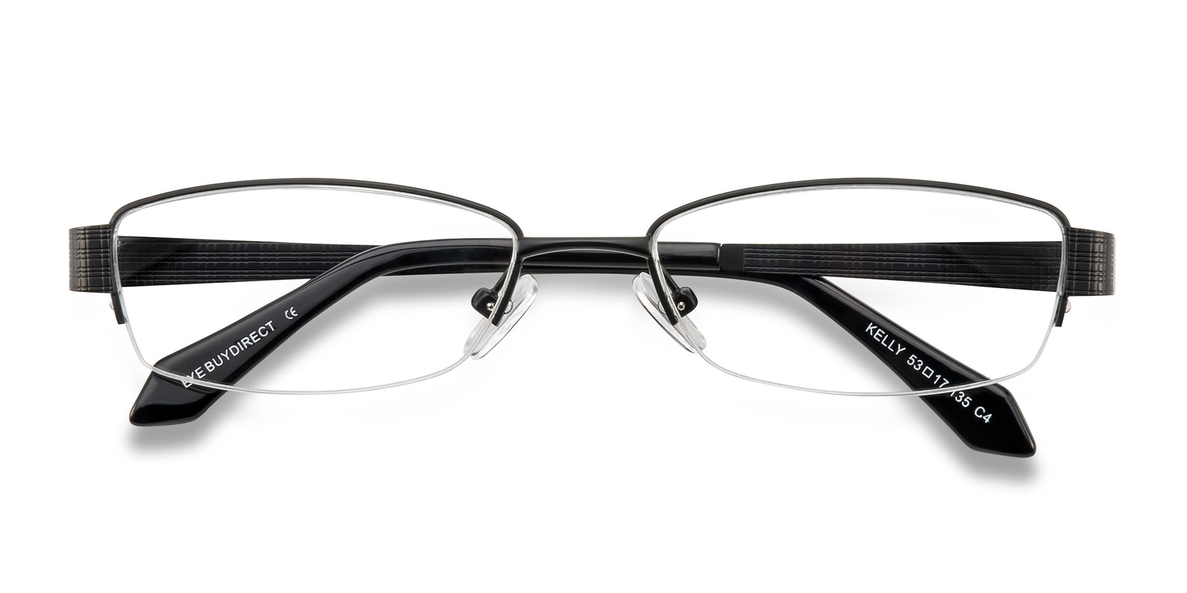 Noir Kelly - Métal Lunettes de vue