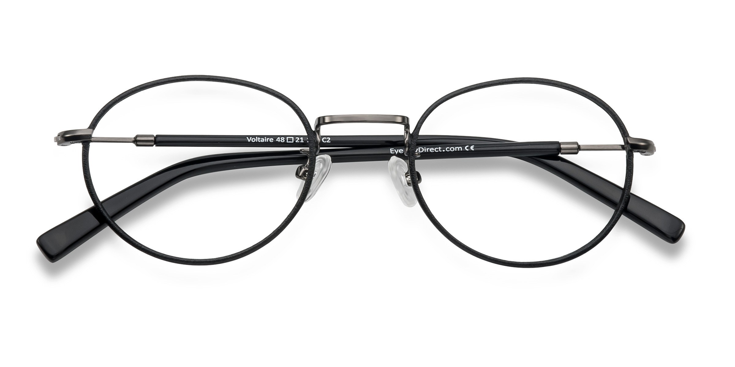 Black Voltaire -  Metal Eyeglasses