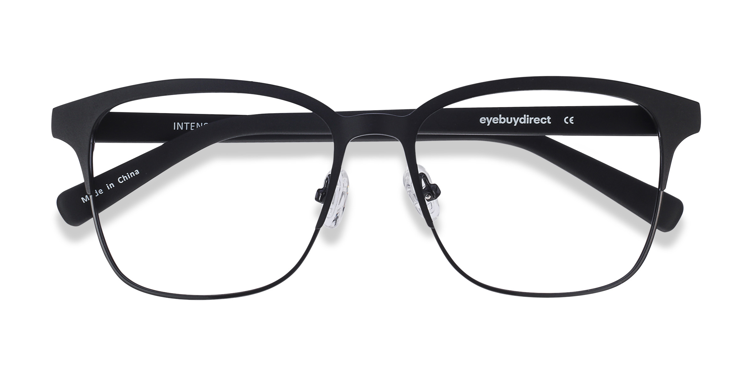 Matte Black Intense - Acetate-metal Eyeglasses