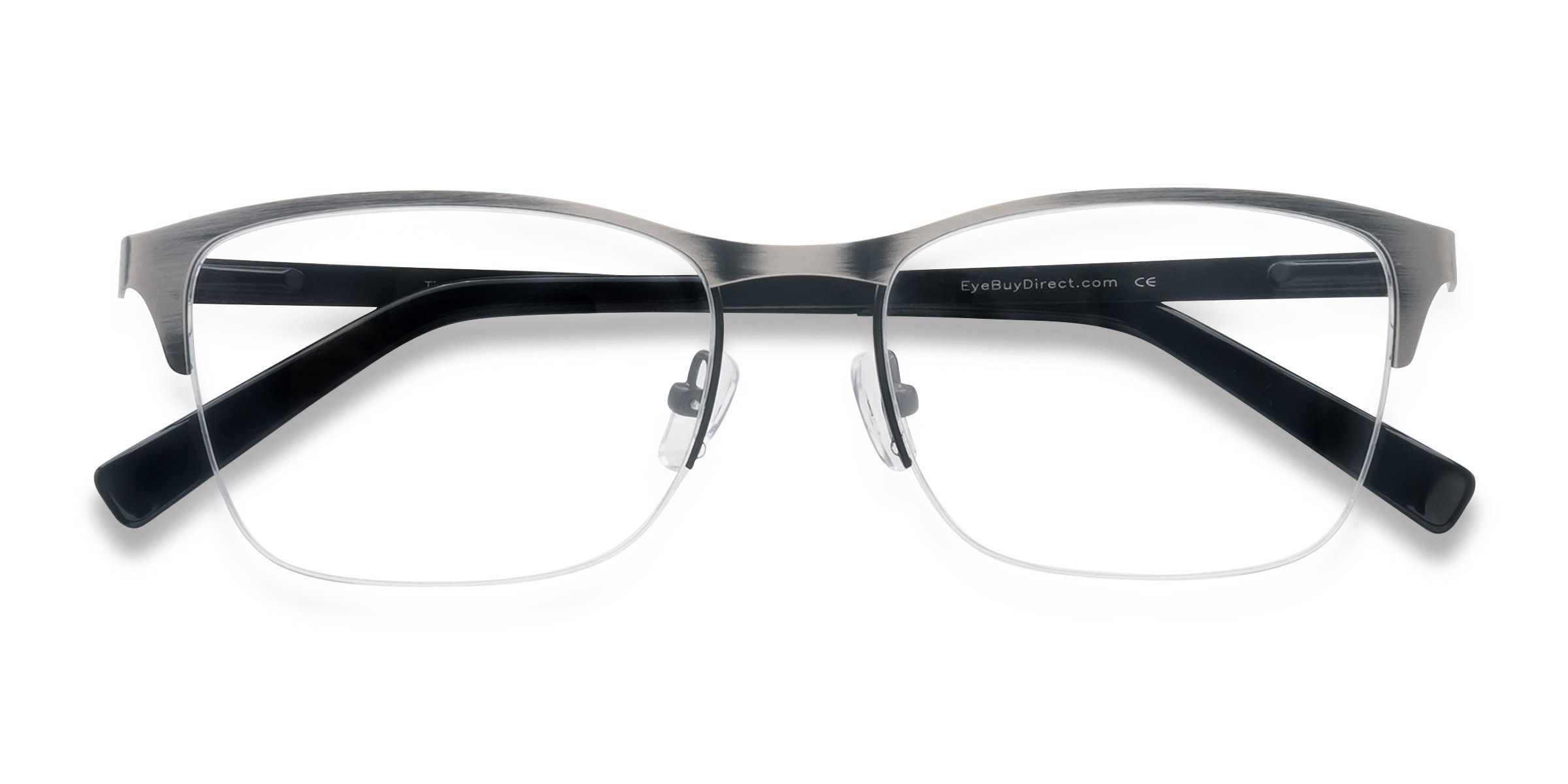Matte Silver Time - Metal Eyeglasses