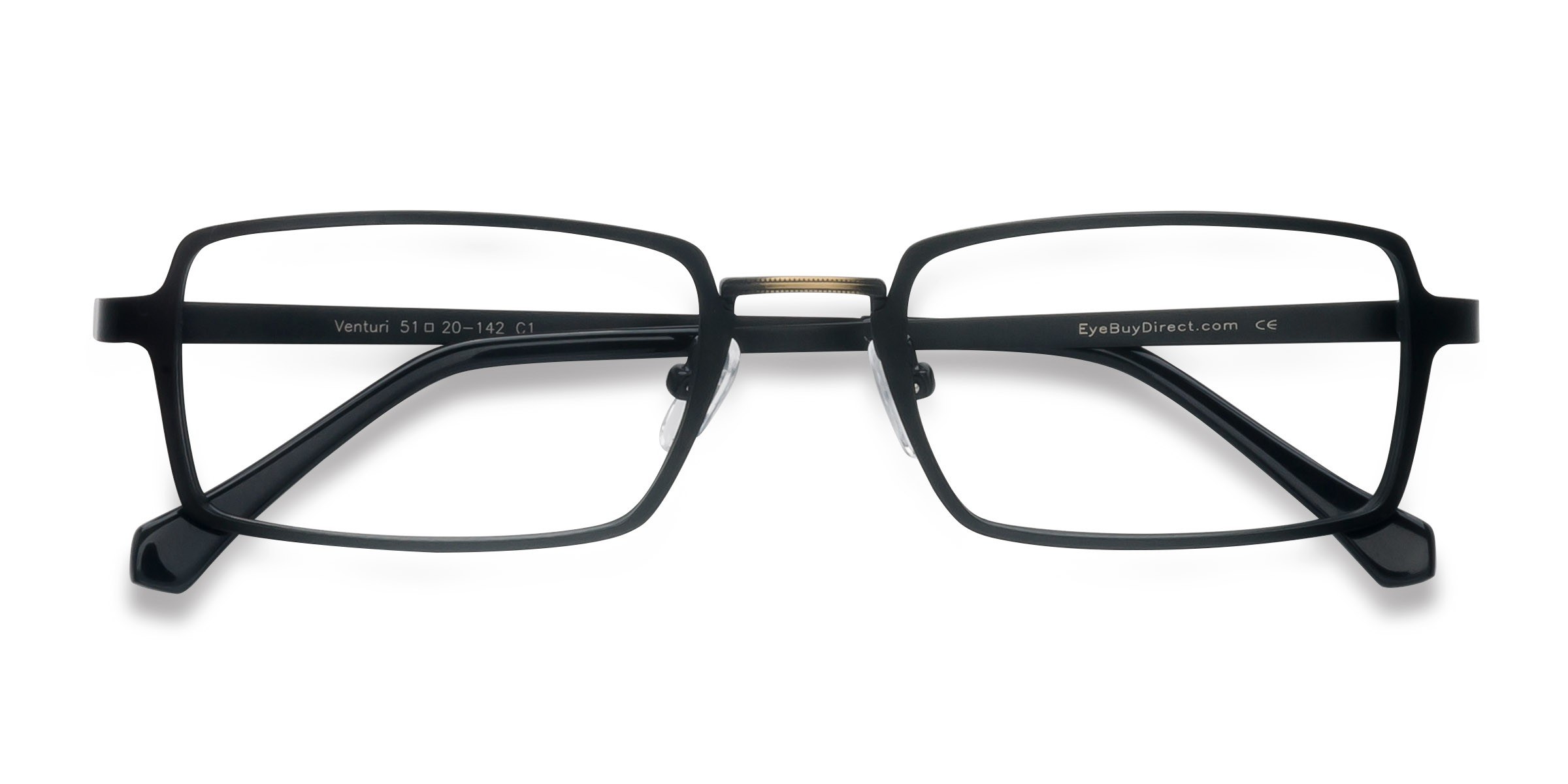 Black Venturi - Metal Eyeglasses
