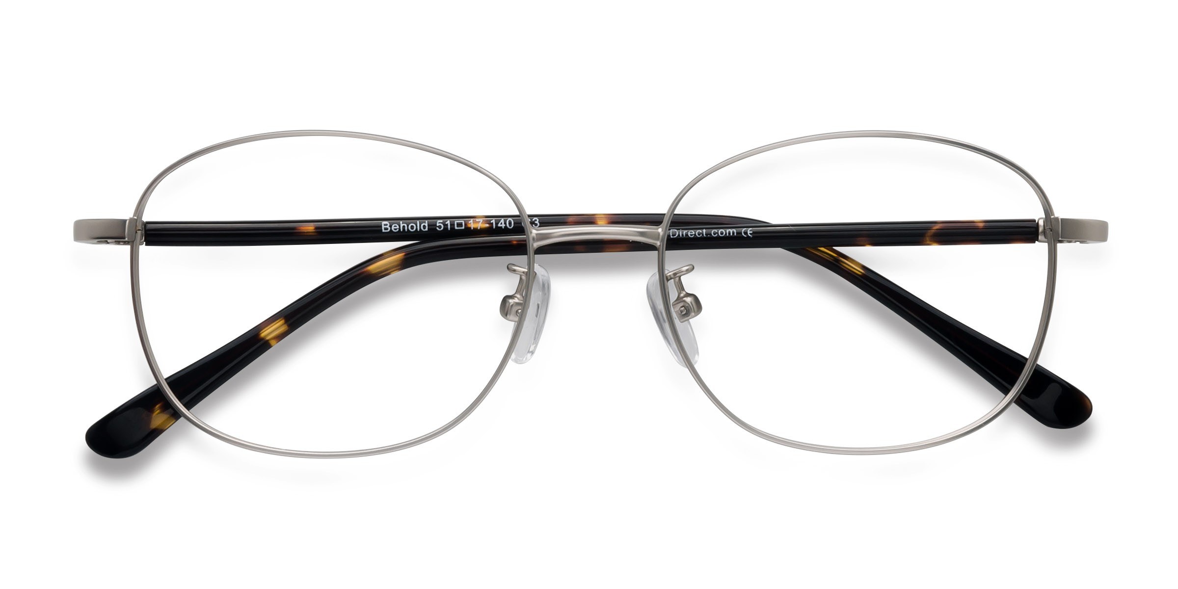 Argenté Behold -  Métal Lunettes de vue