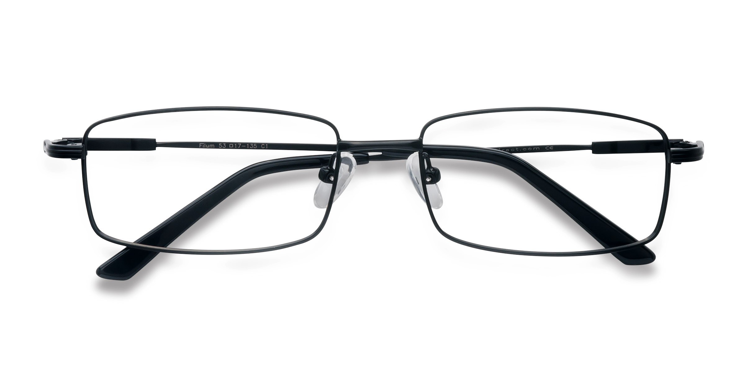 Black Filum - Metal Eyeglasses