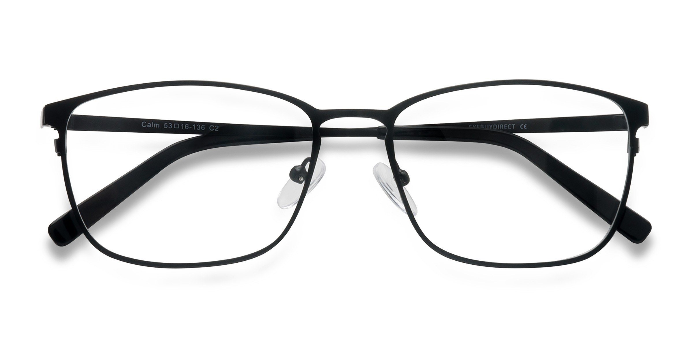 Black Calm - Metal Eyeglasses