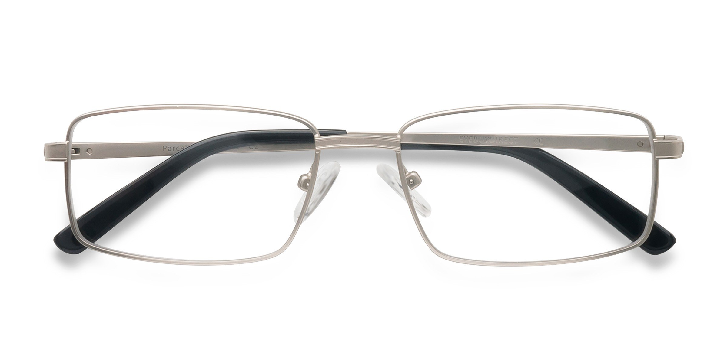 Matte Silver Parcel - Metal Eyeglasses