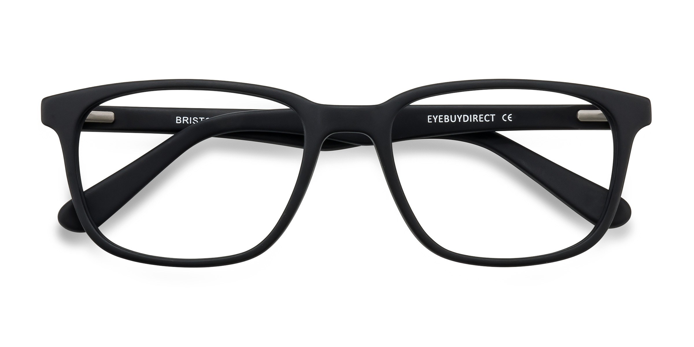 Matte Black Bristol - Acetate Eyeglasses