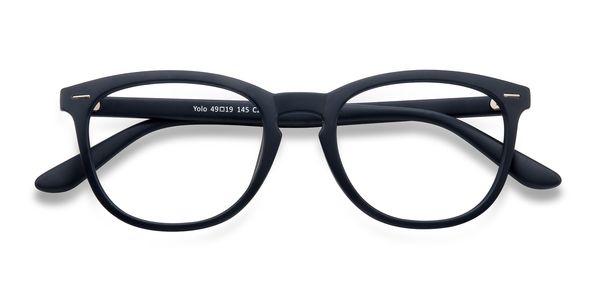 Matte Navy Yolo - Plastic Eyeglasses