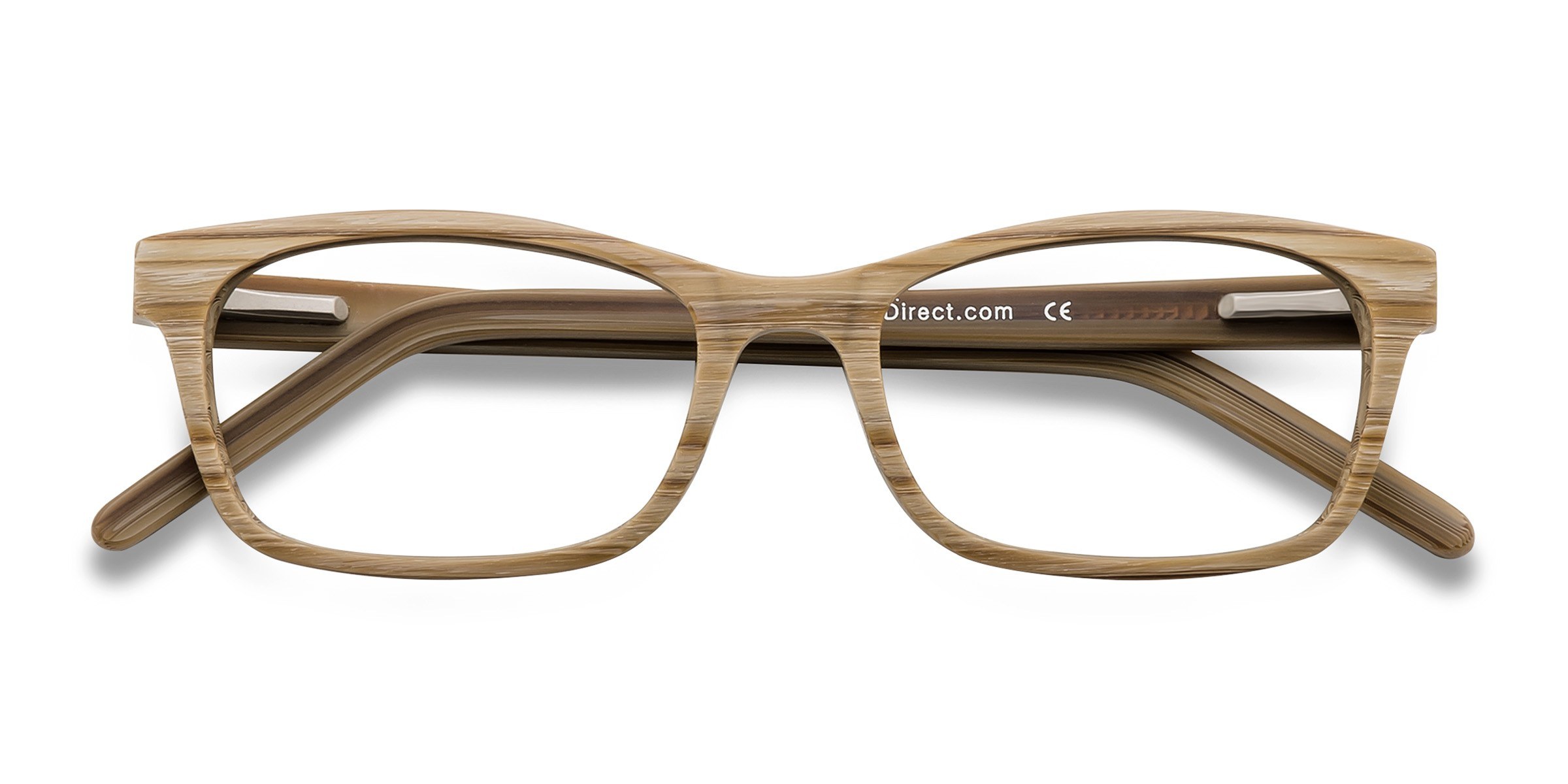 Brown/Striped Mesquite - Wood-texture Lunettes de vue