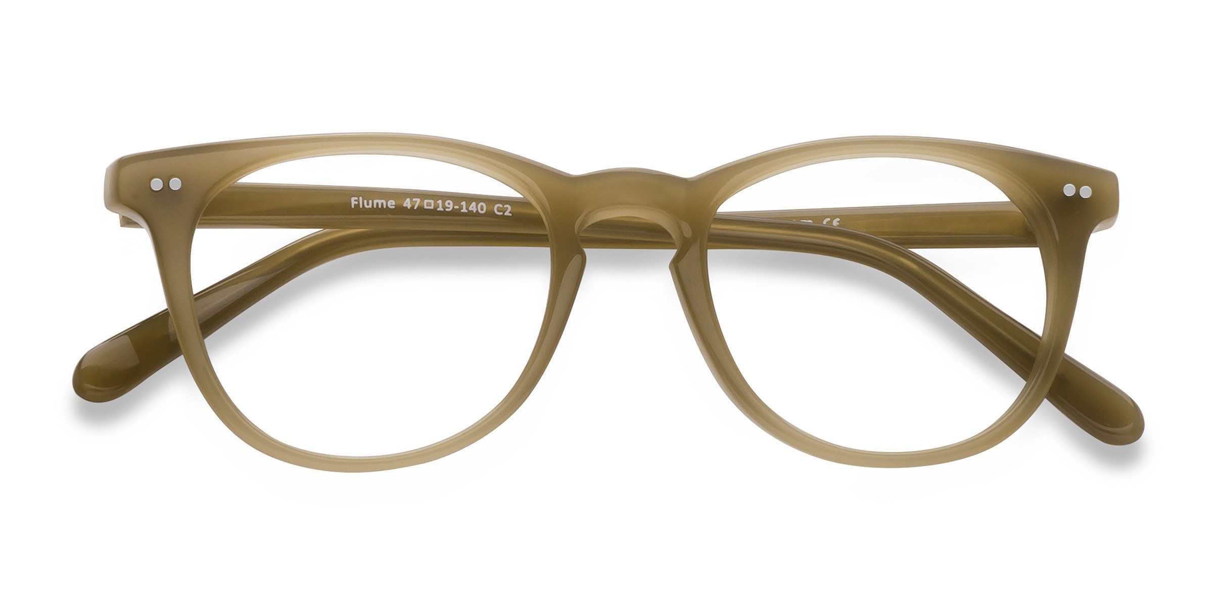 Taupe Flume -  Plastique Lunettes de vue