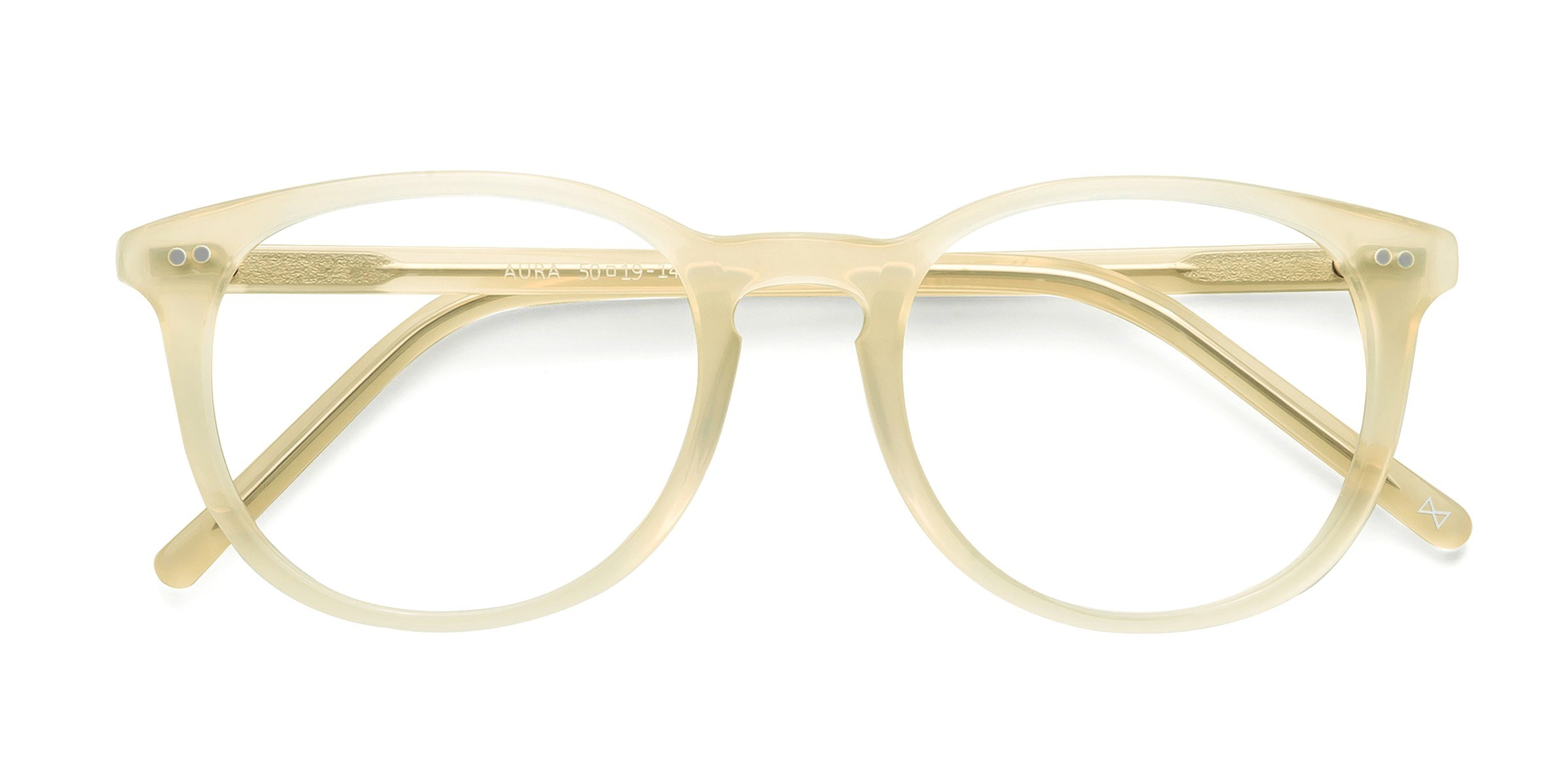 Frosted Vanilla Aura - Plastique Lunettes de vue