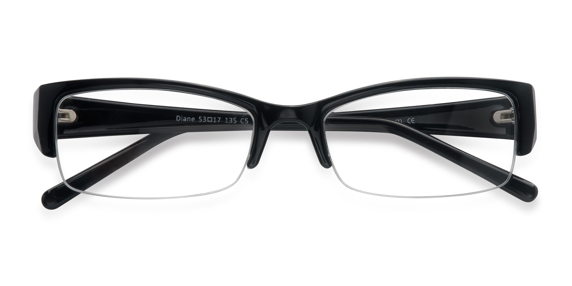 Black Diane - Plastic Eyeglasses