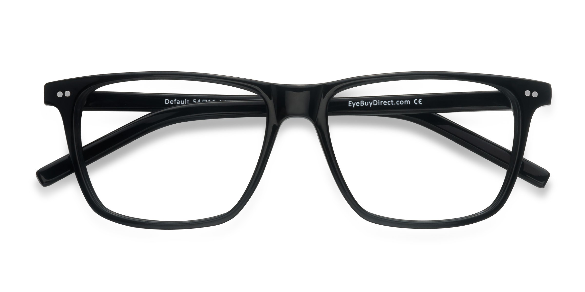 Black Default - Acetate Eyeglasses