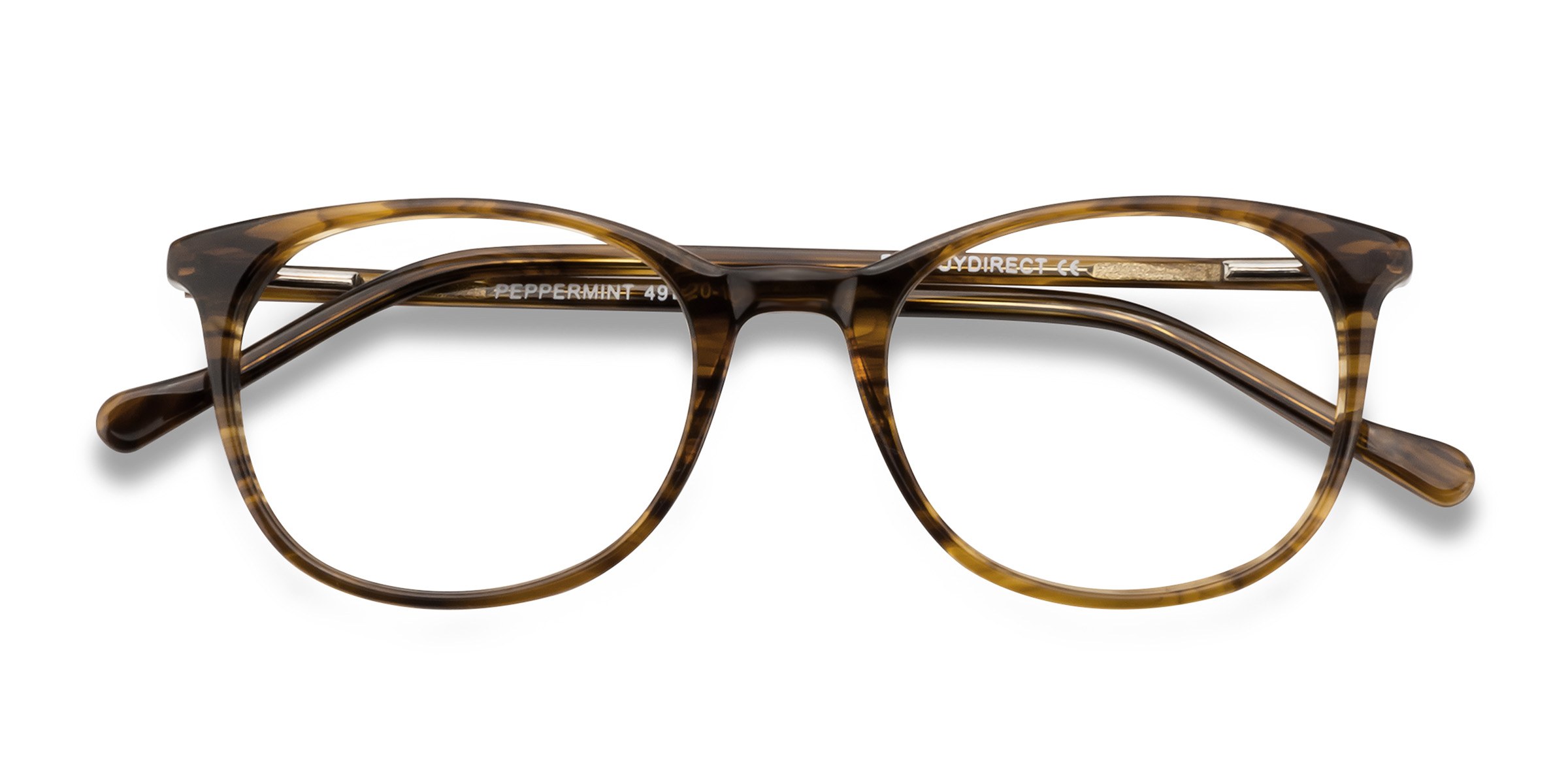 Brown Peppermint - Acetate Eyeglasses