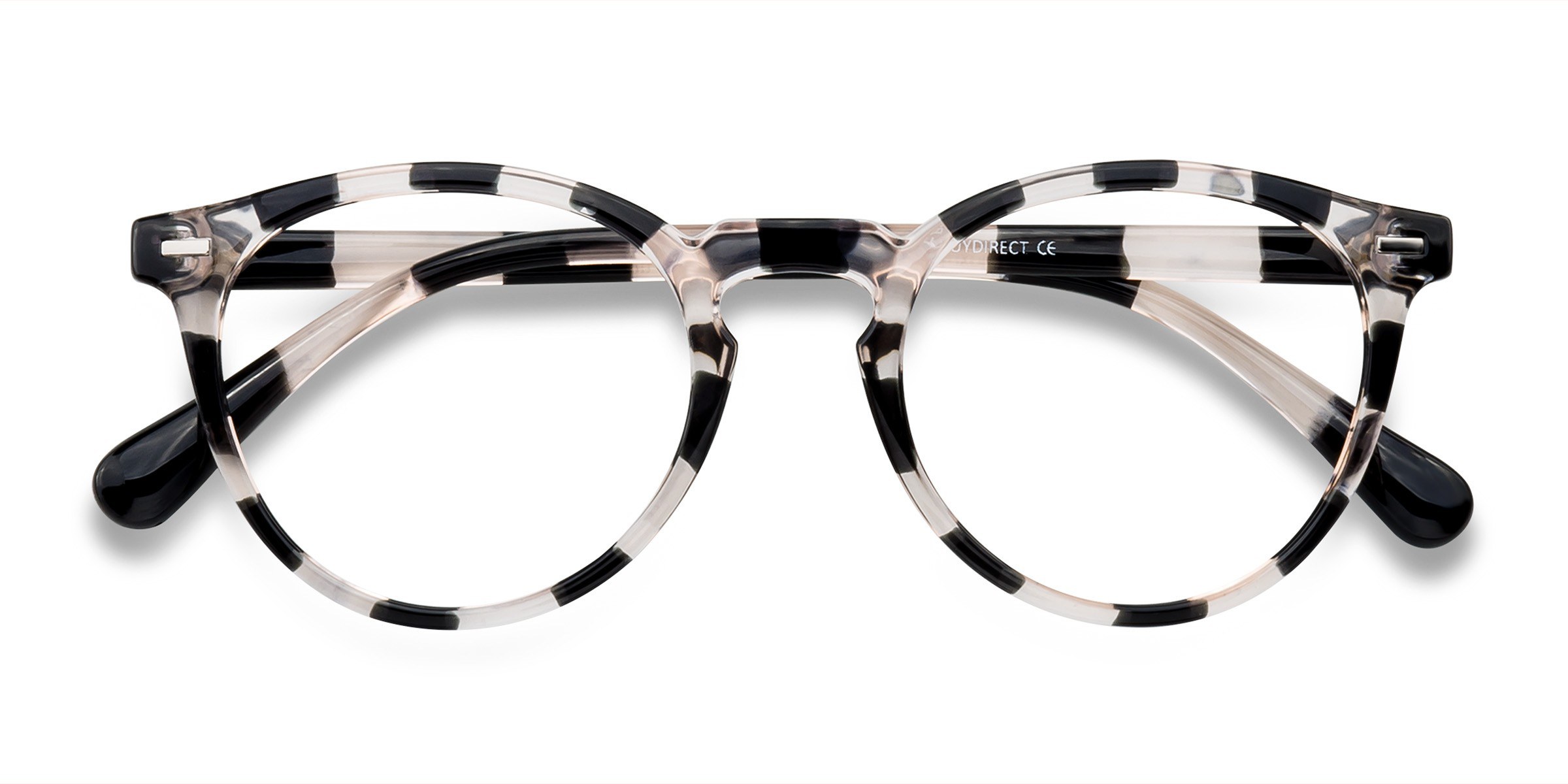 Gray Floral Peninsula - Plastique Lunettes de vue