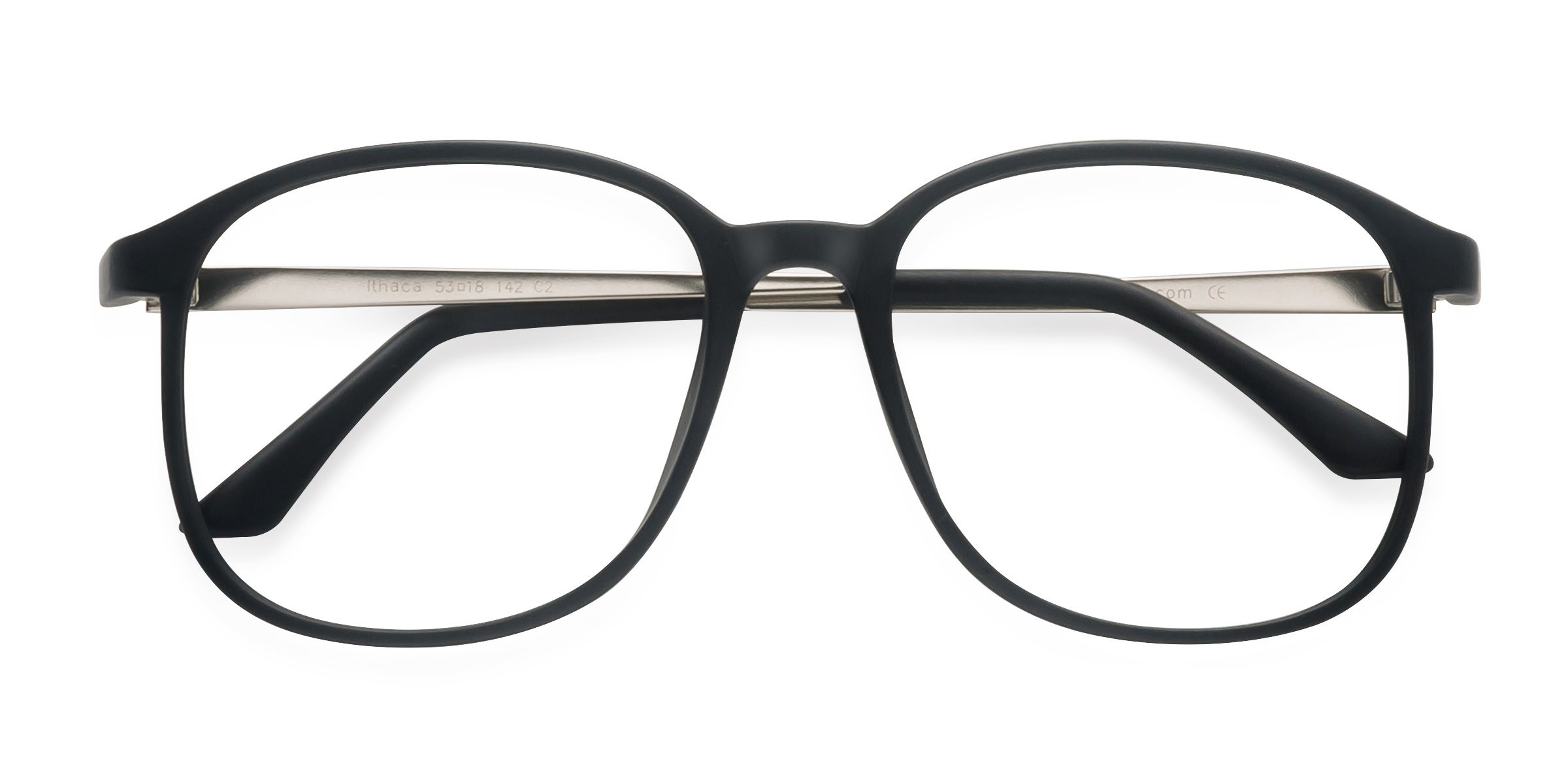 Matte Black Ithaca - Plastique Lunettes de vue