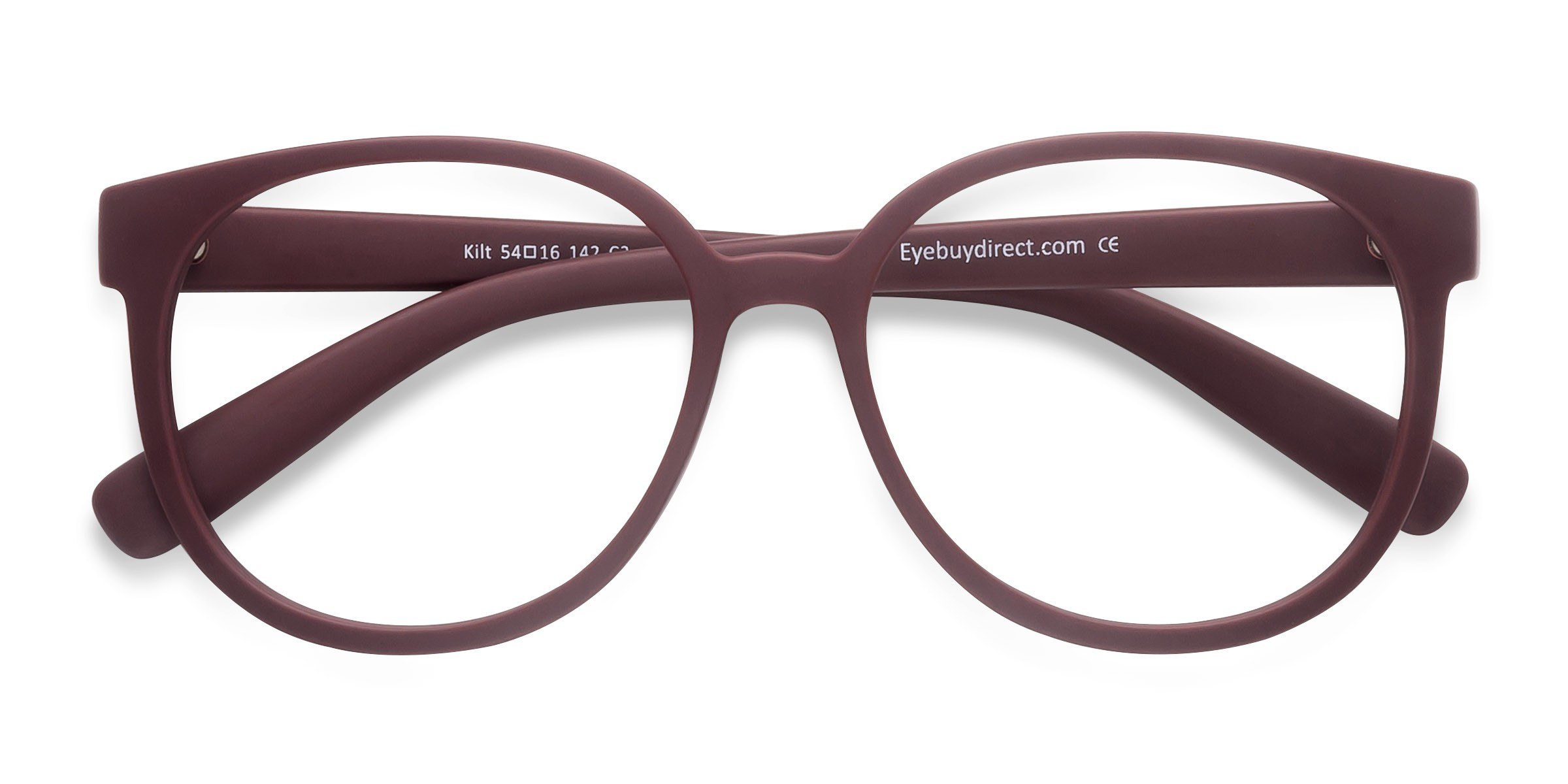 Matte Coral Kilt - Plastic Eyeglasses