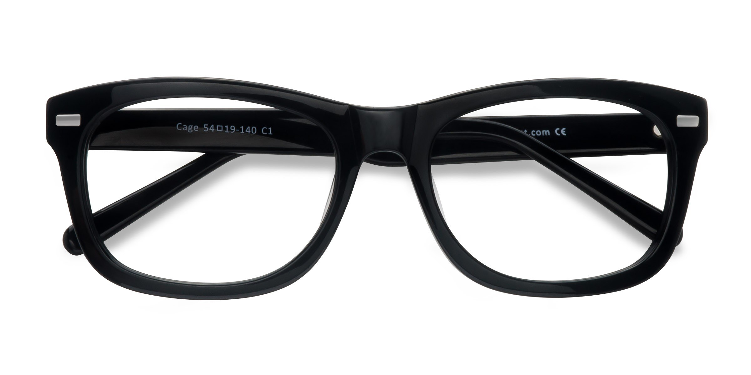 Black Cage - Acetate Eyeglasses