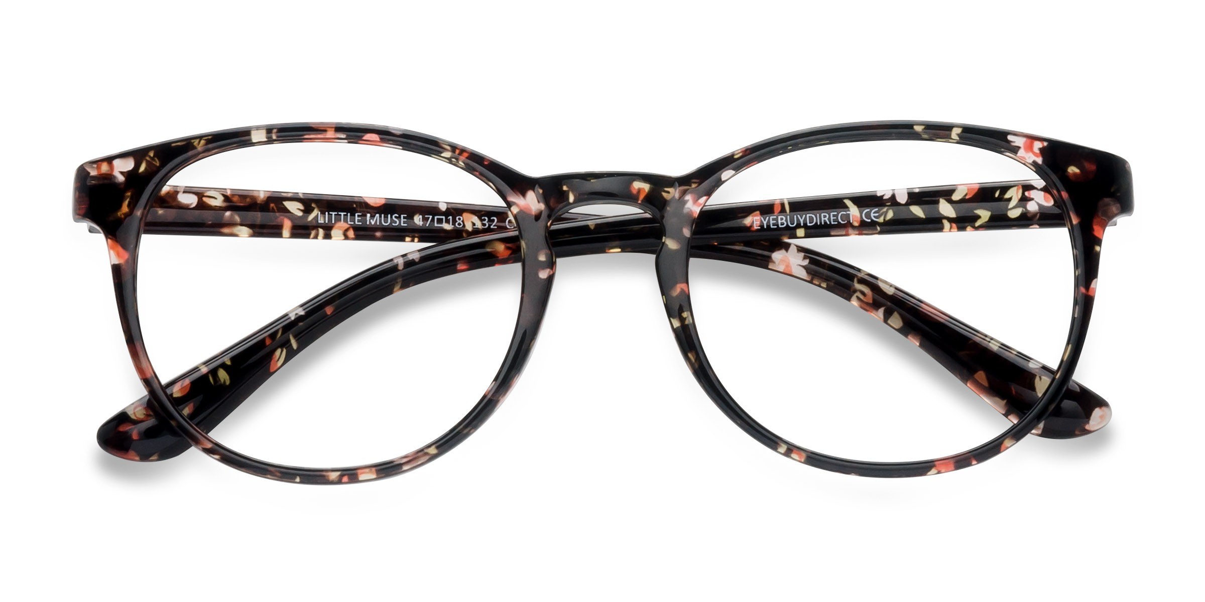 Floral Little Muse - Plastic Eyeglasses
