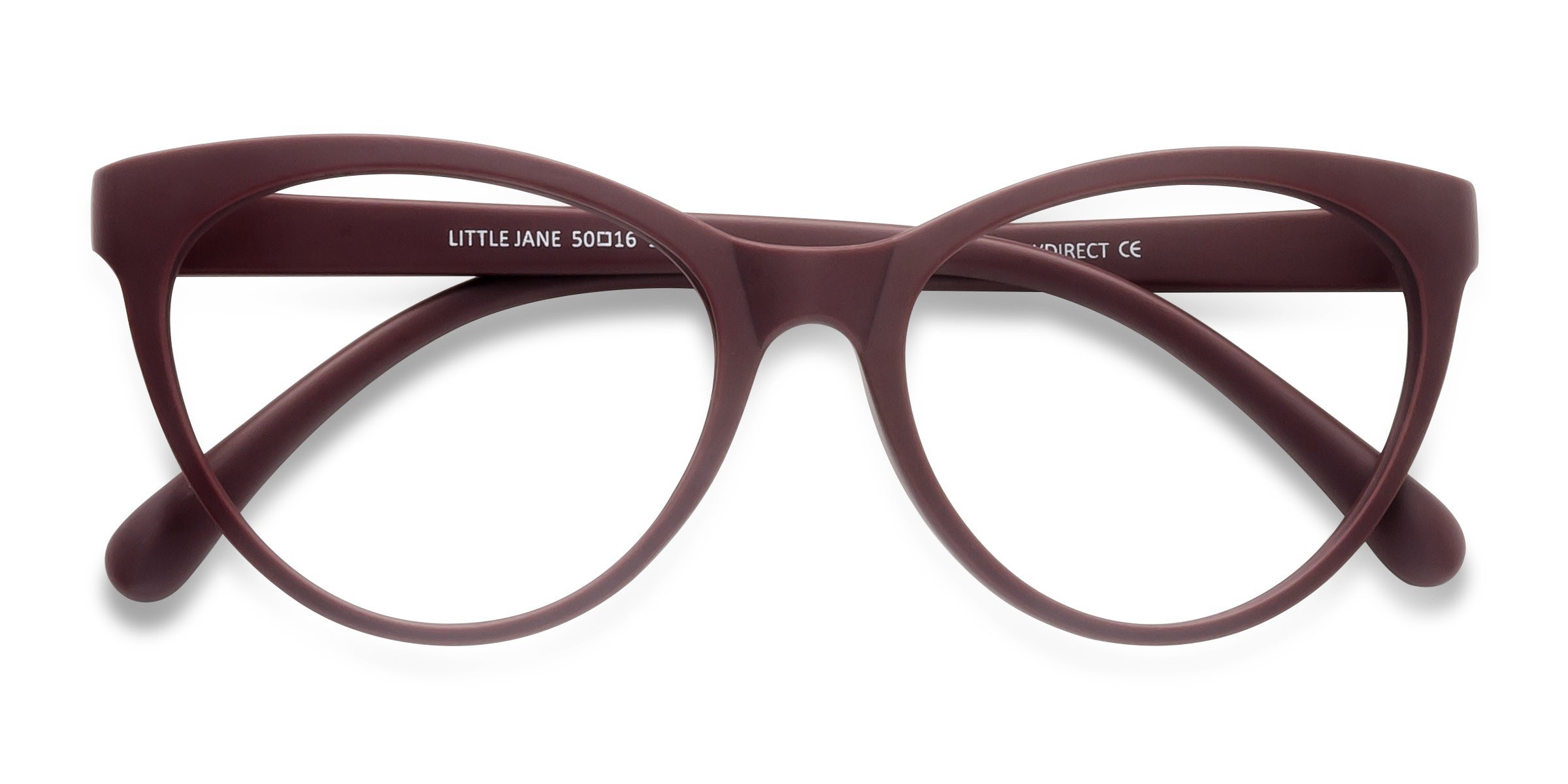 Rouge Little Jane - Plastique Lunettes de vue