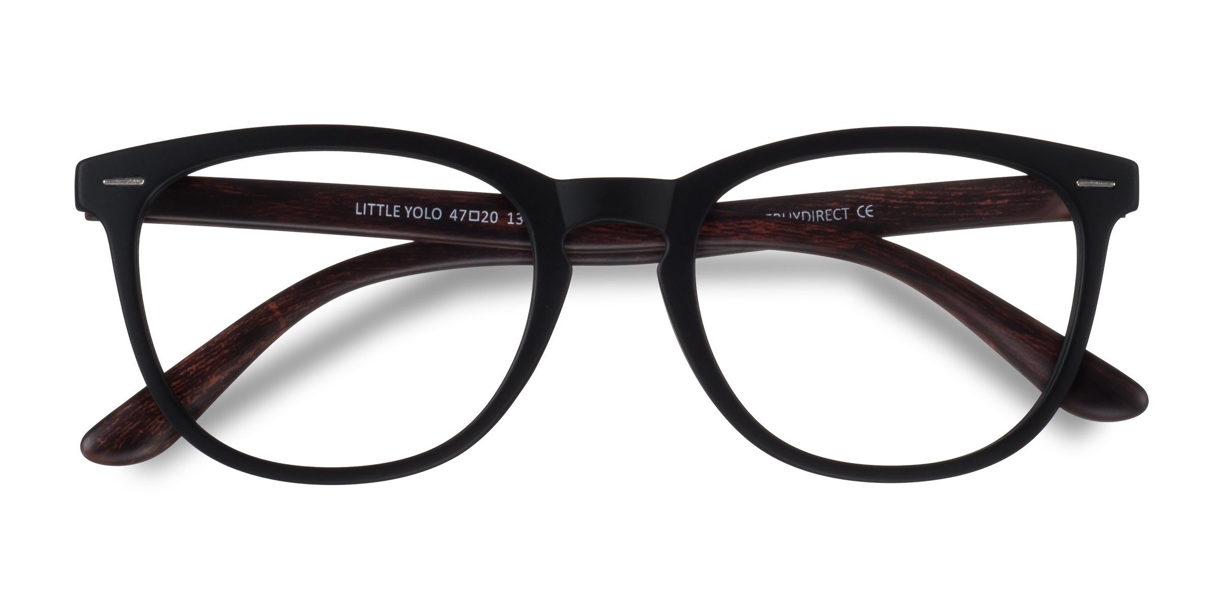 Black Brown Little Yolo - Plastique Lunettes de vue