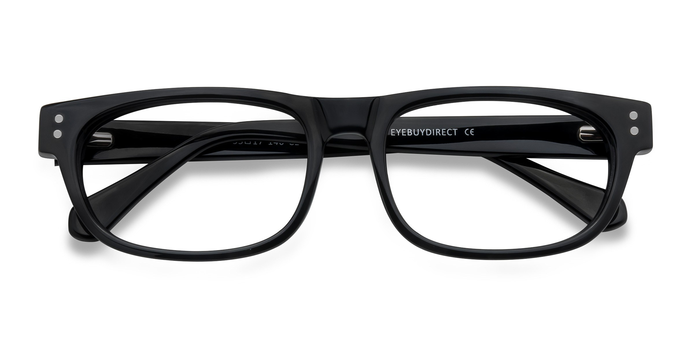 Black Oslo - Acetate Eyeglasses