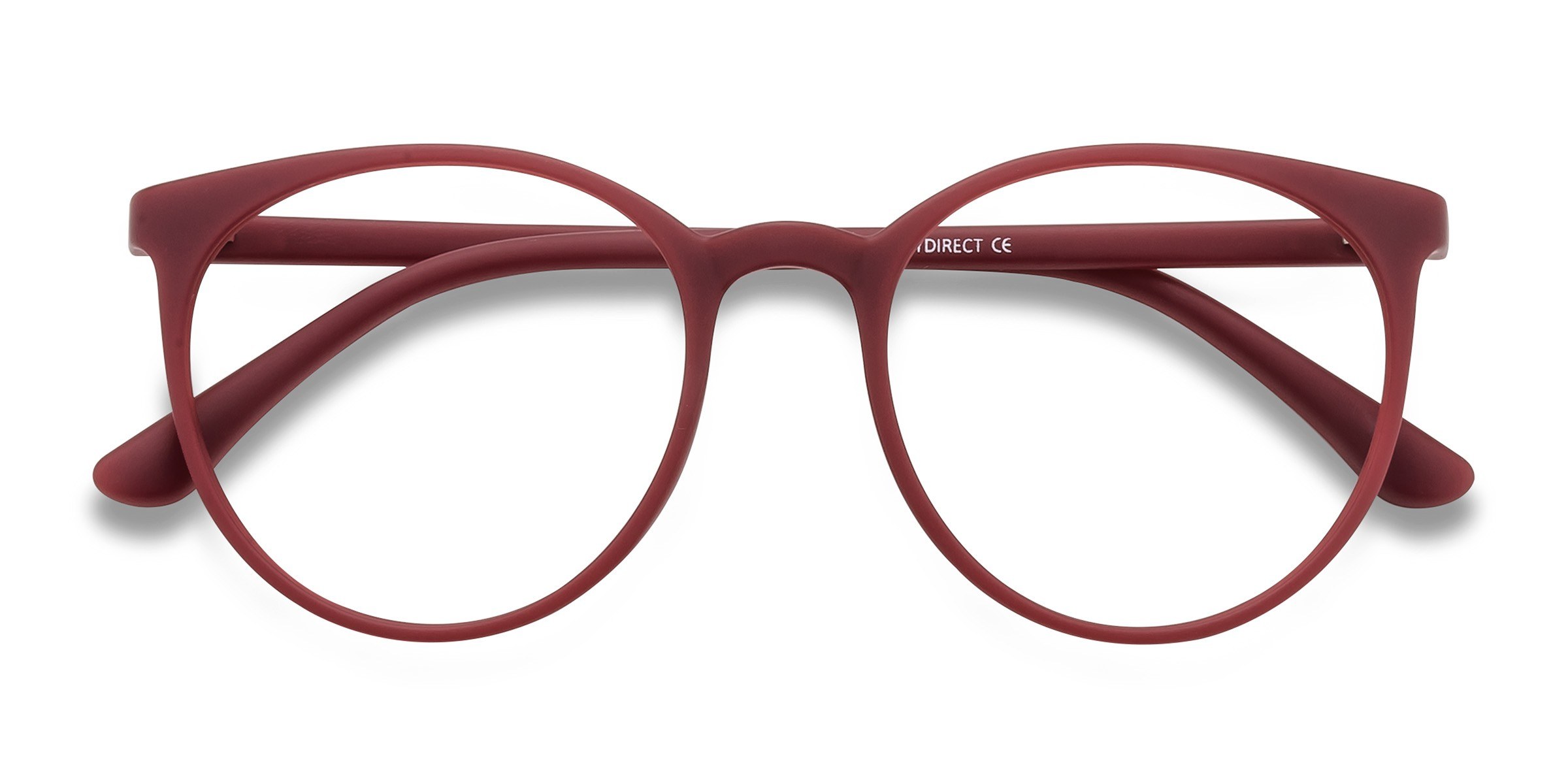 Matte Red Portrait - Plastique Lunettes de vue