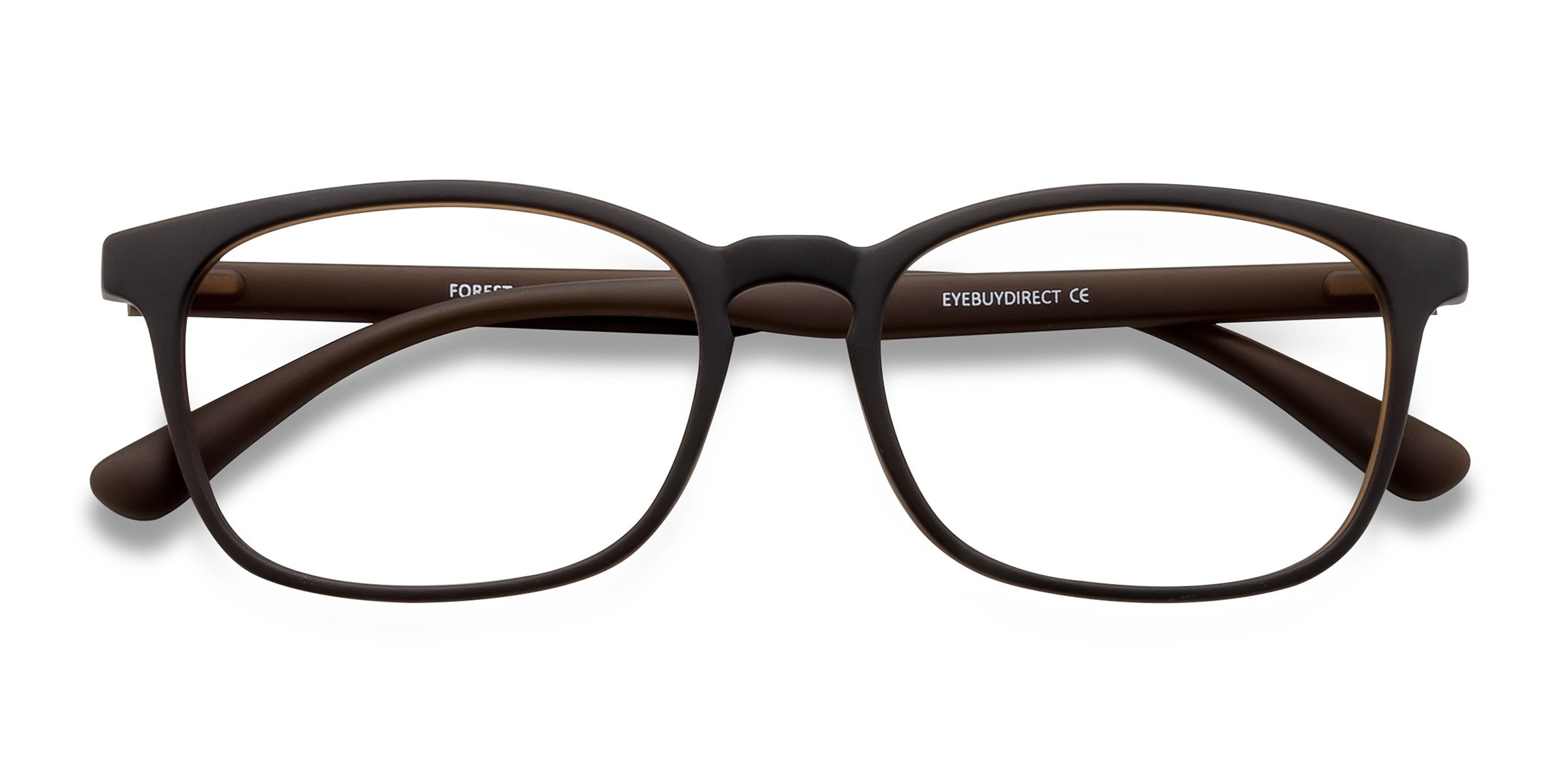 Matte Brown Forest - Plastique Lunettes de vue