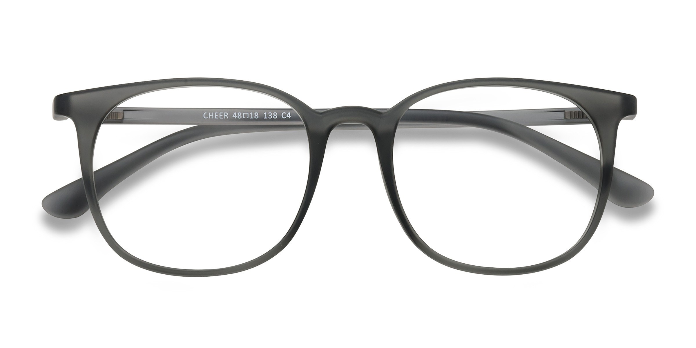Matte Ash Cheer - Plastic Eyeglasses