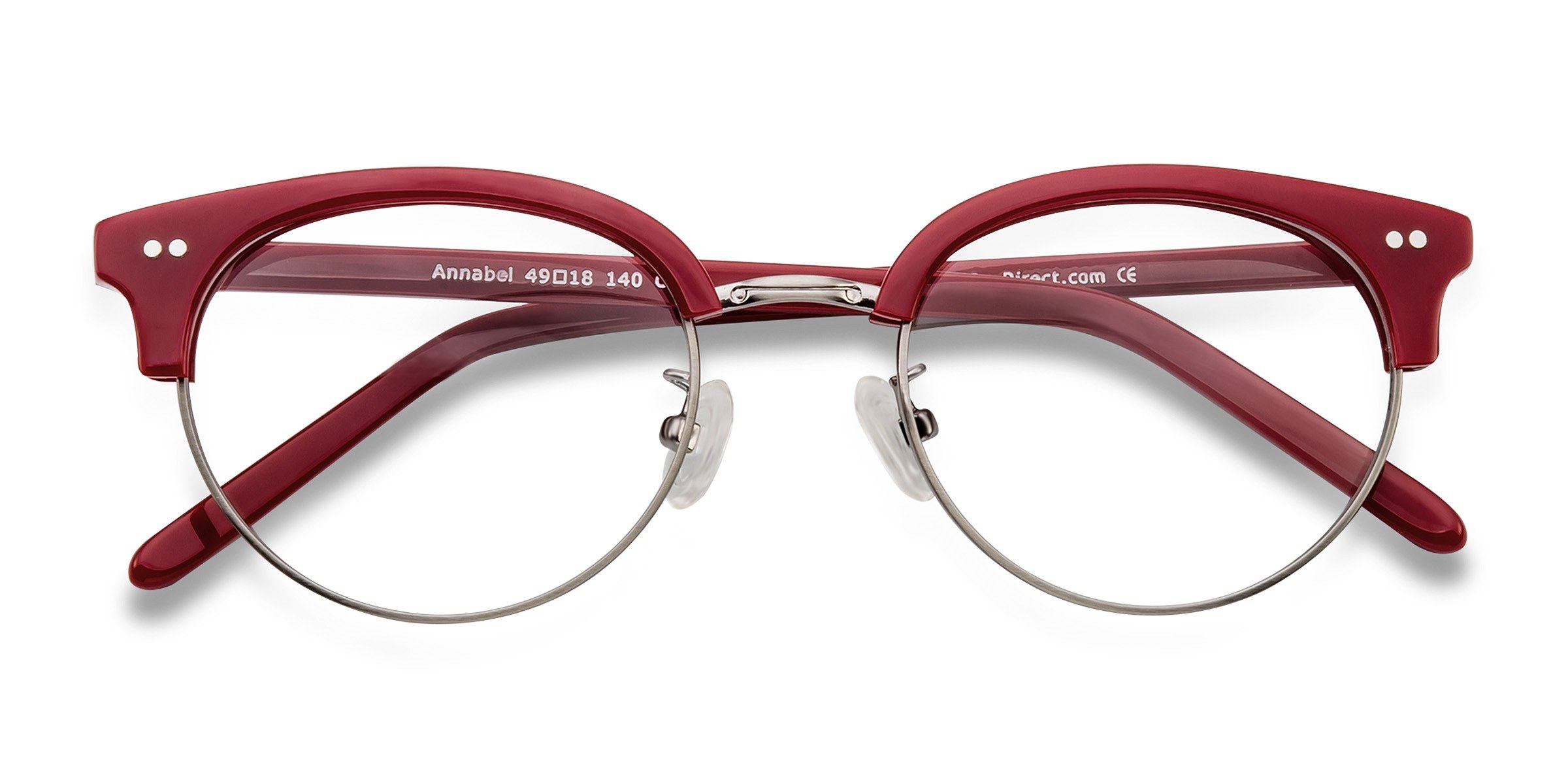 Red Annabel - Acetate-metal Eyeglasses