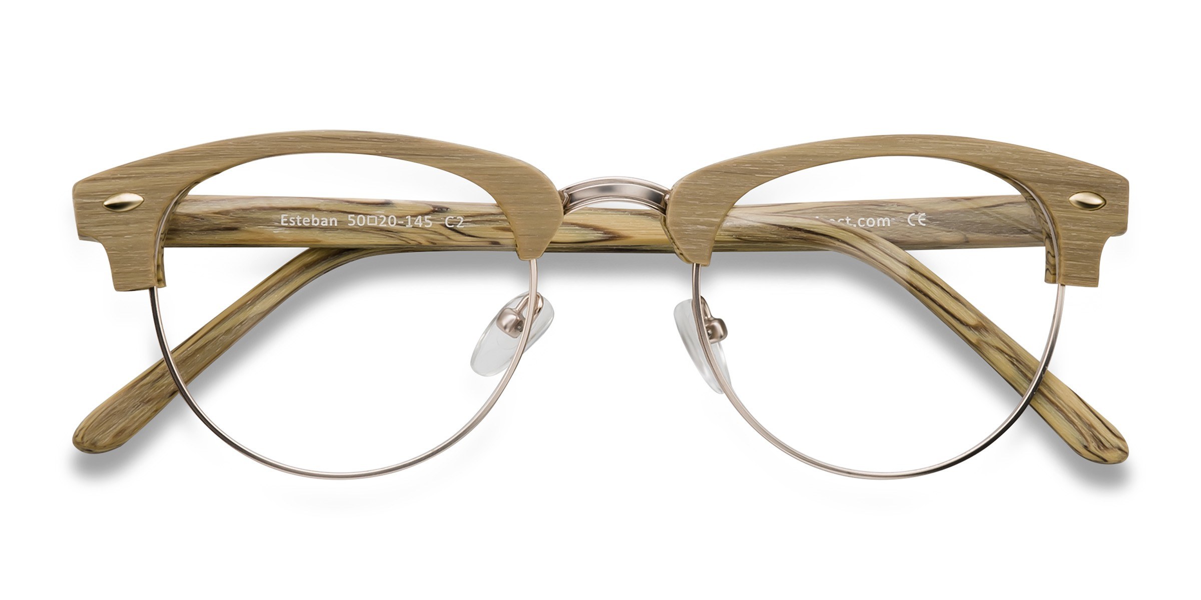 Yellow Esteban - Metal Eyeglasses