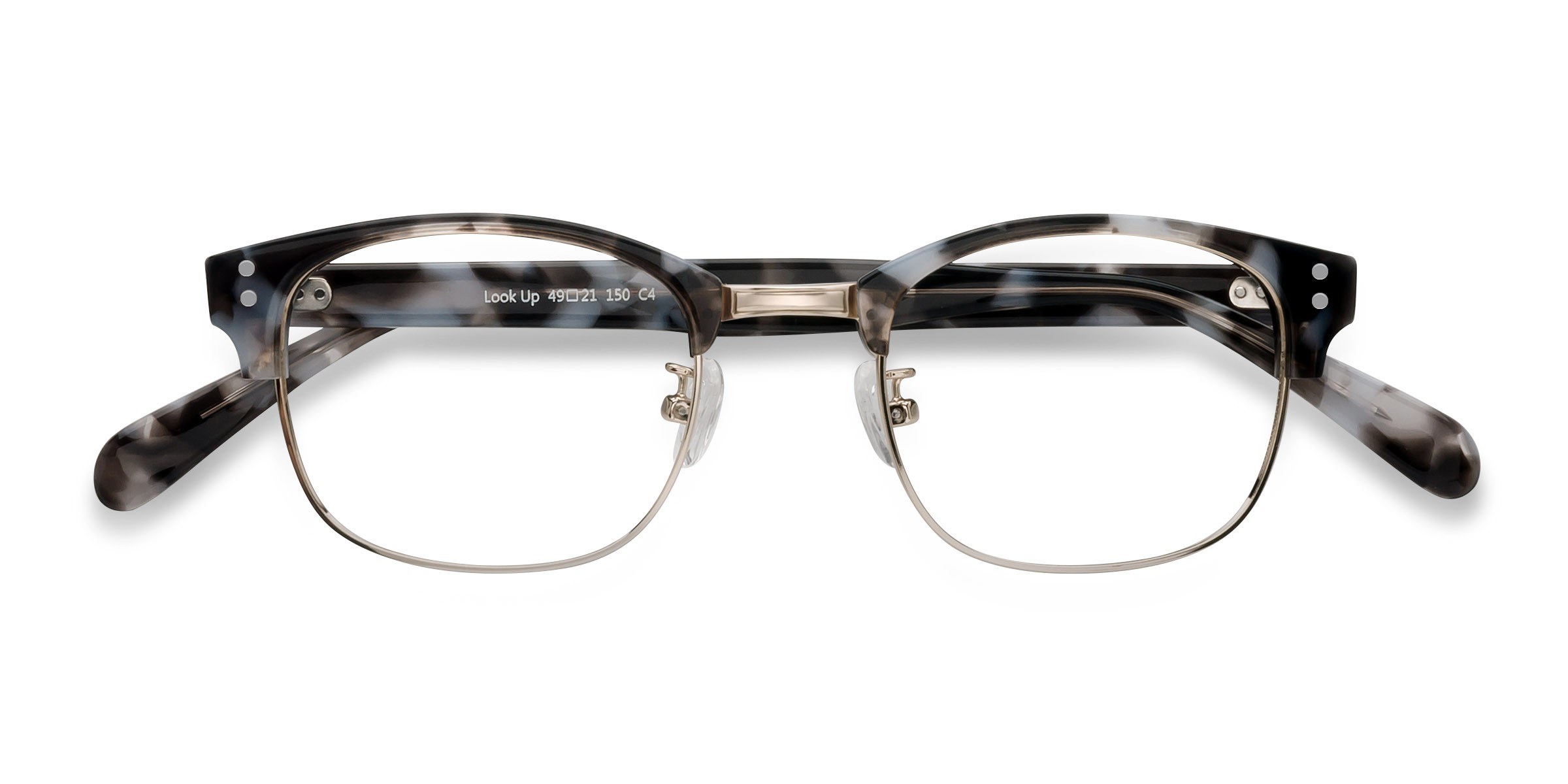 Gray Look Up - Metal Eyeglasses