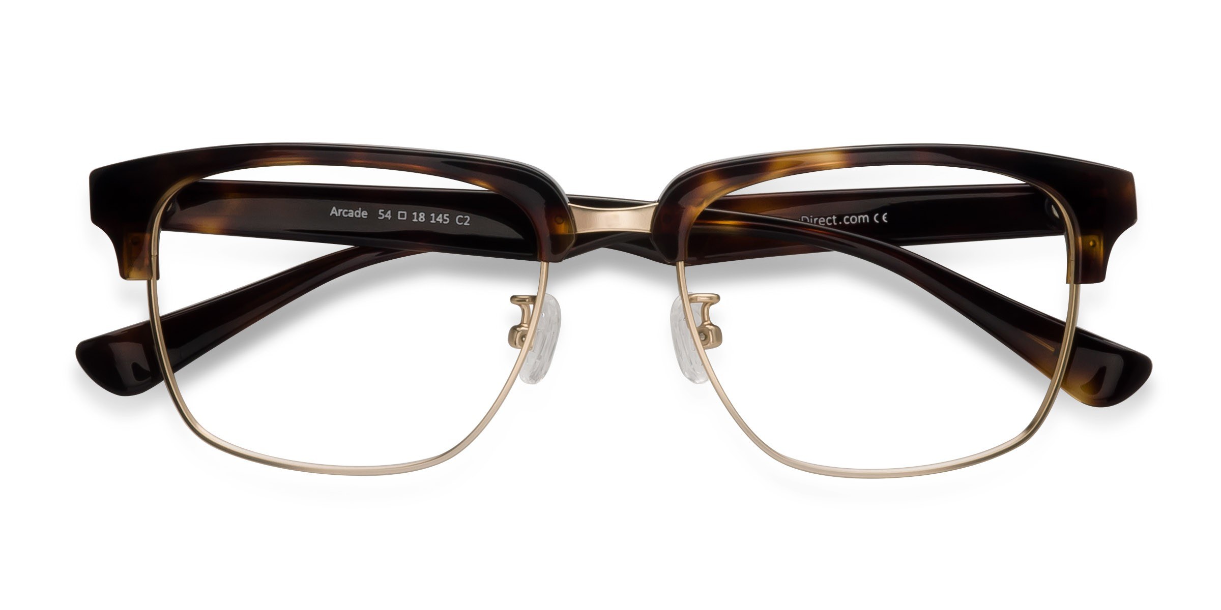 Tortoise Arcade - Metal Eyeglasses